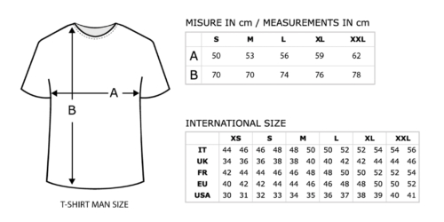 Tabella taglie t-shirt
